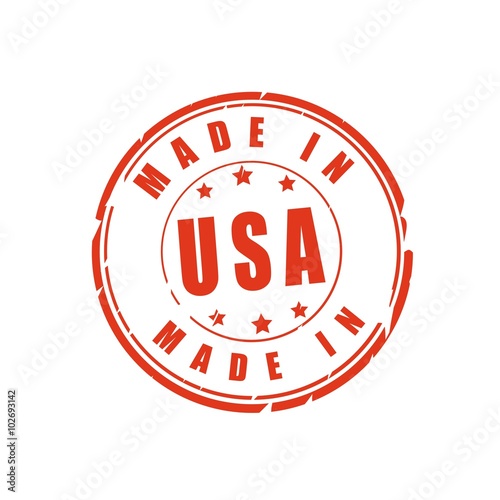 Made in USA vector stamp