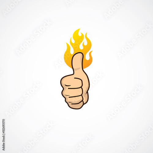 fire thumb up