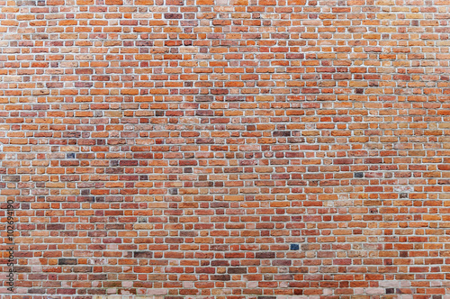 Large background of old vintage brick wall