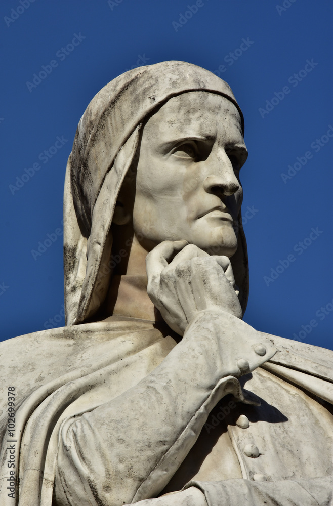 Fototapeta premium Dante Alighieri, the greatest italian poet