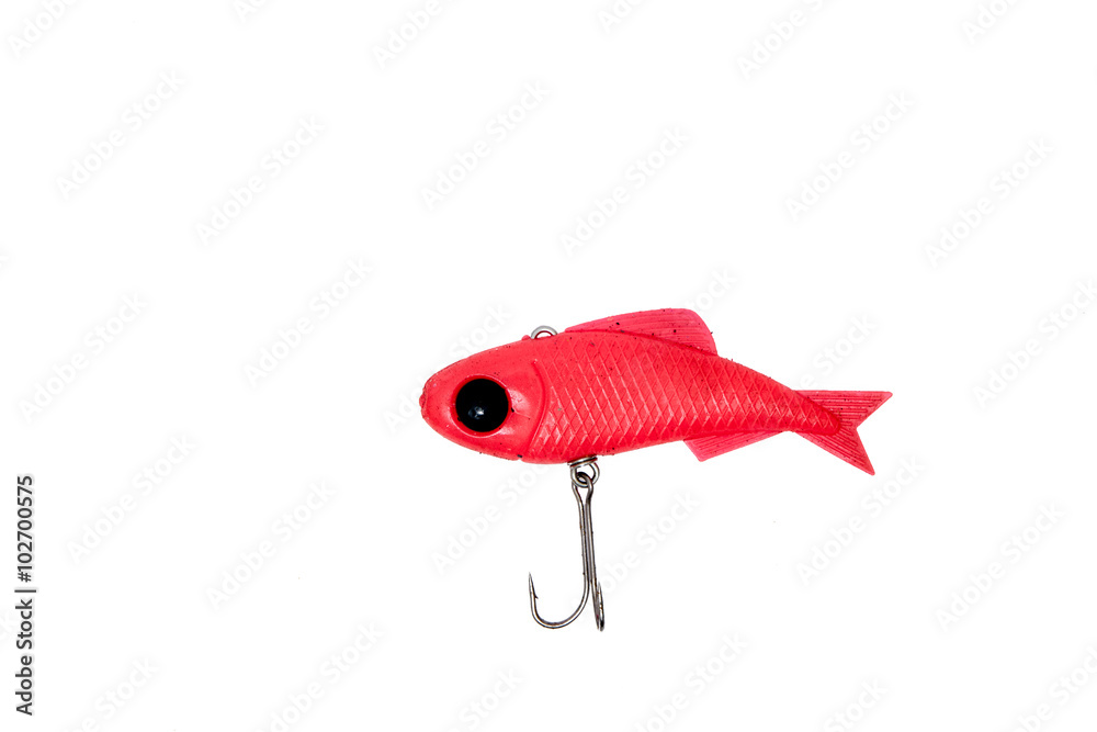 Fishing bait isolated on white background Fishing bait isolated on white background