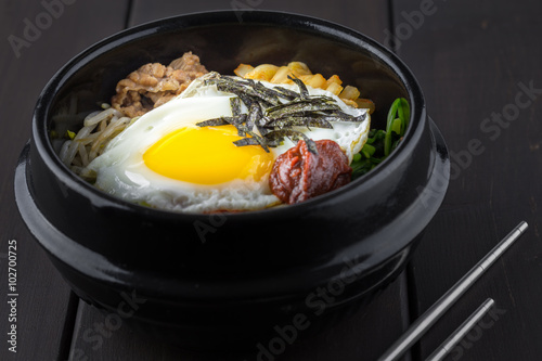 Tablou pe pânză Korean bibimbap
