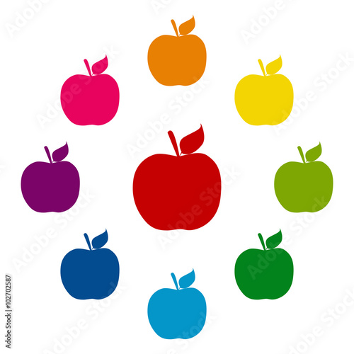 Colorfull icons set