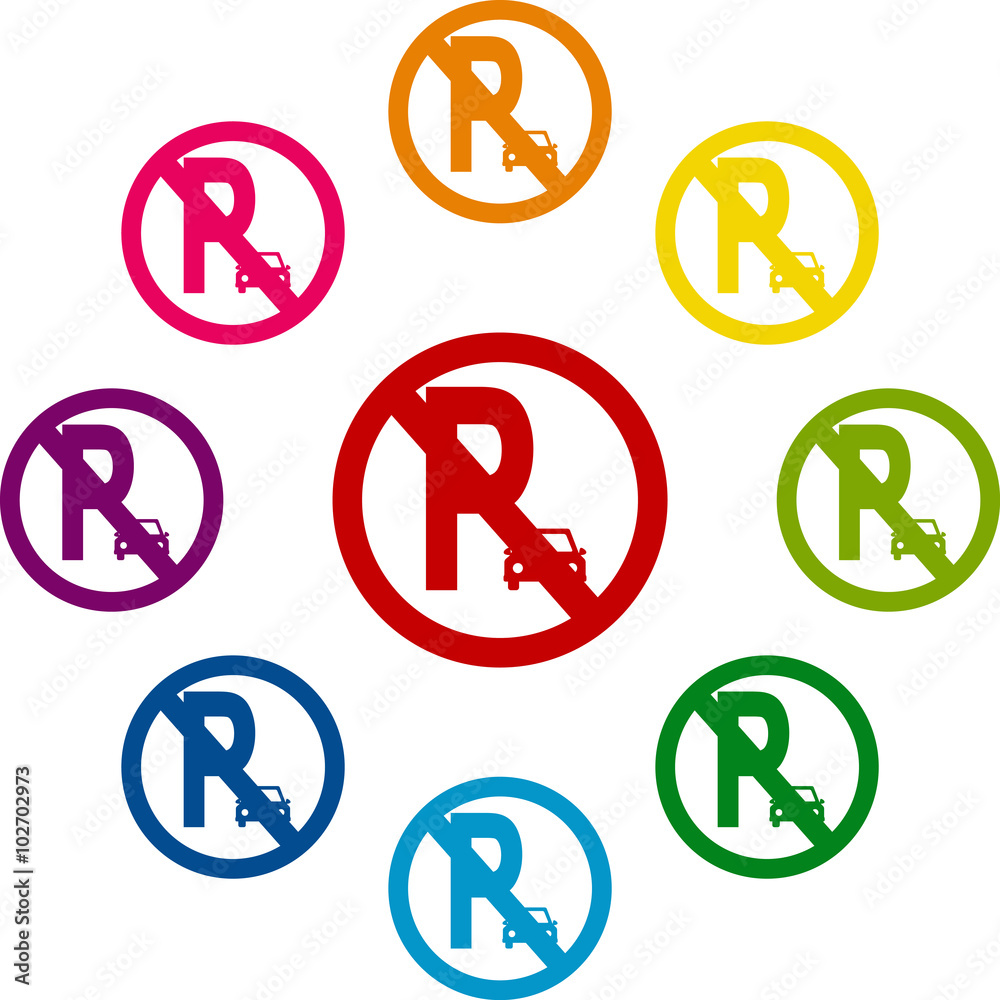 Obraz premium Colorfull icons set