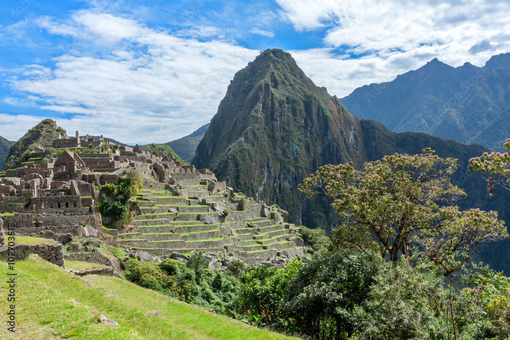 Machu Picchu in Peru.