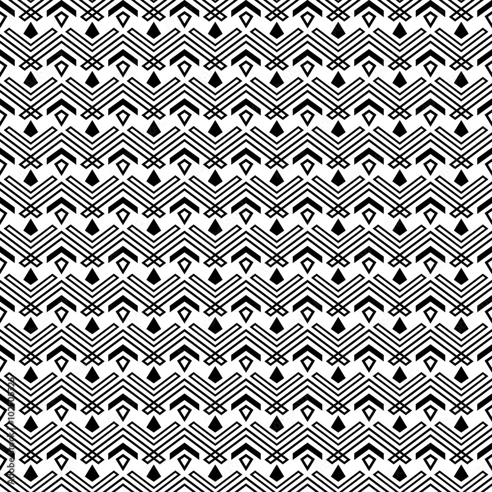 Seamless Aztec pattern Seamless Aztec pattern