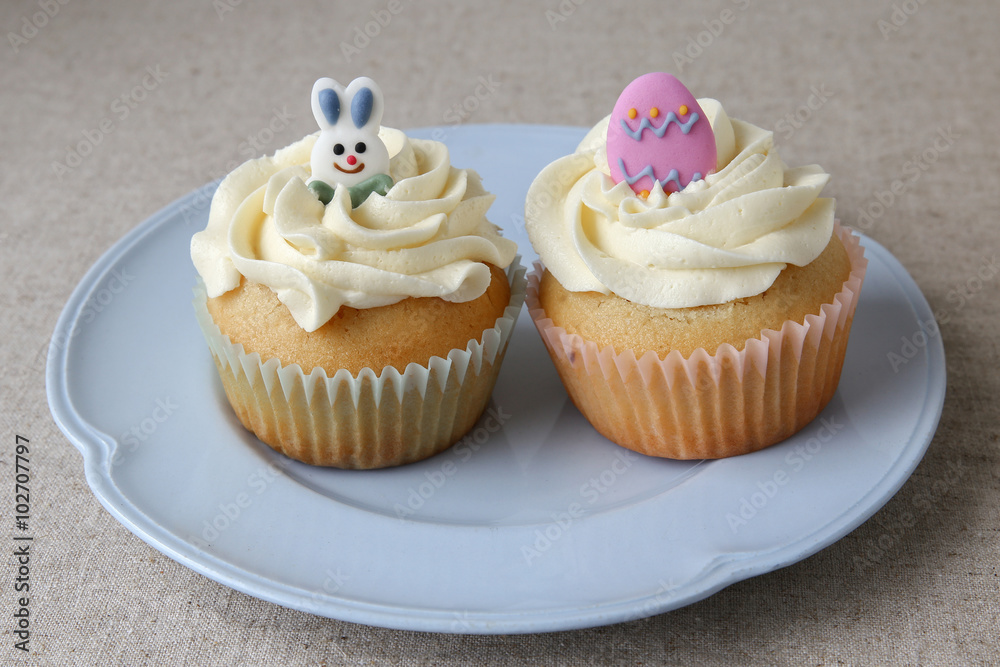 Homemade Easter cupcakes