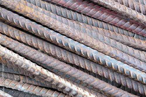 Metal steel rods.
