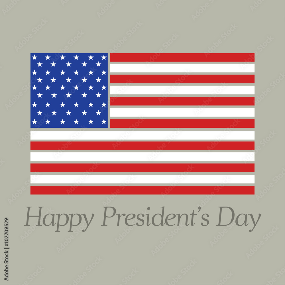 Presidents day. Flag of America
Presidents day. Flag of America