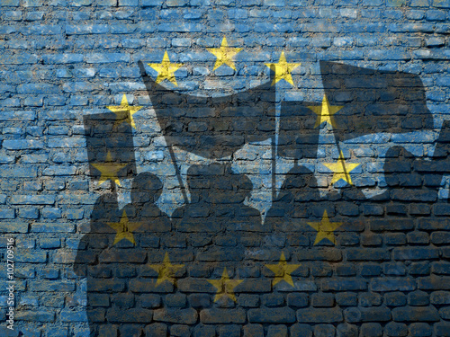 Demonstration in Europe