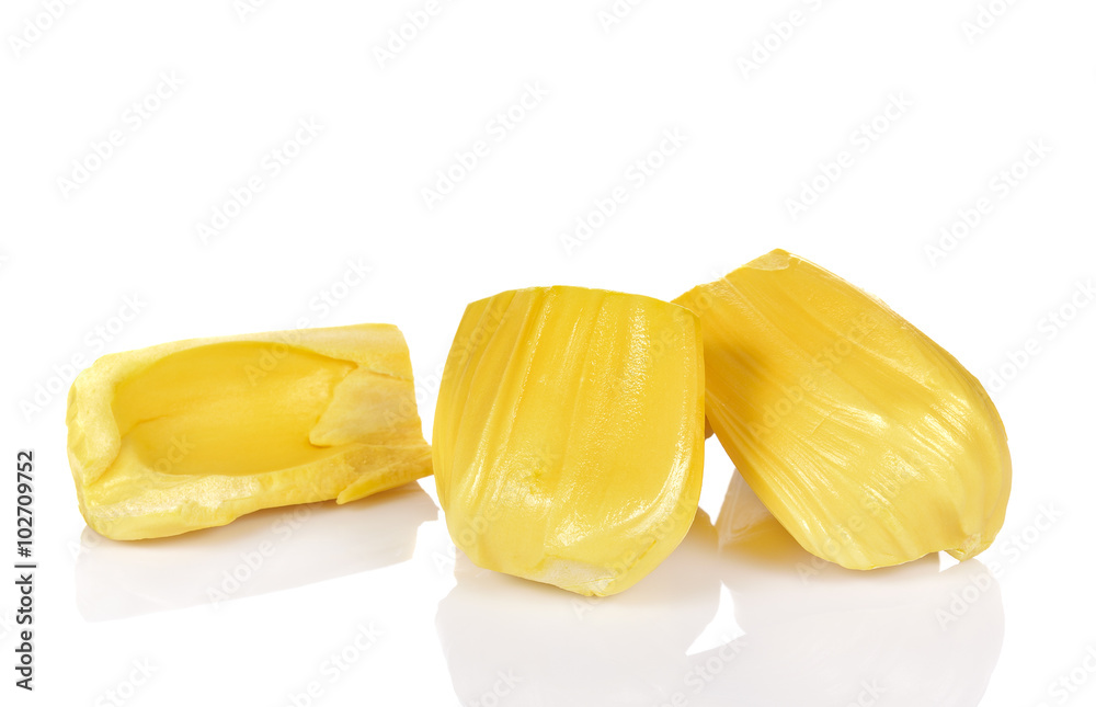 jackfruit isolated on white background jackfruit isolated on white background