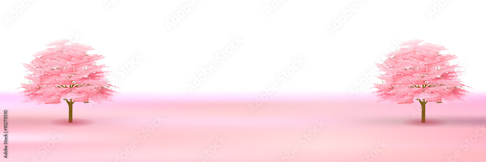 Obraz premium 桜 春 花 背景