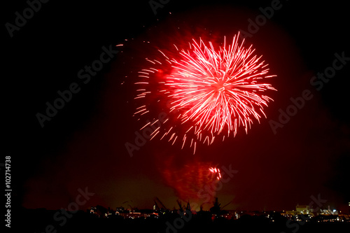 fireworks, SETAGAYA TOKYO JAPAN photo