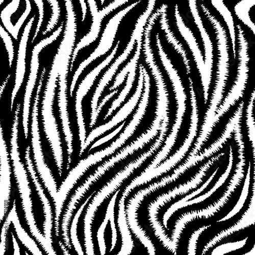Zebra Stripes Seamless Pattern