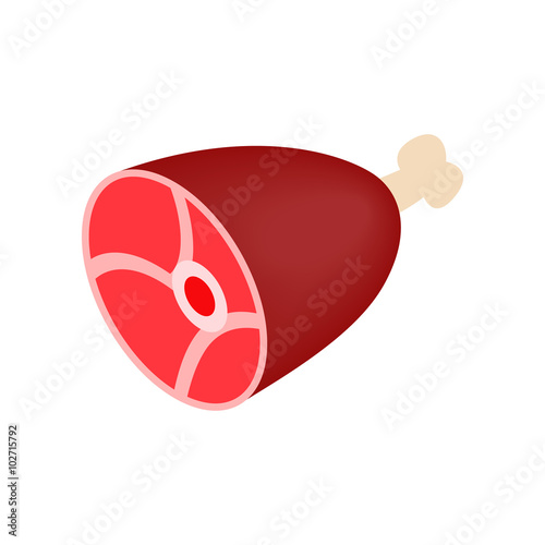 Ham or gammon isometric 3d icon