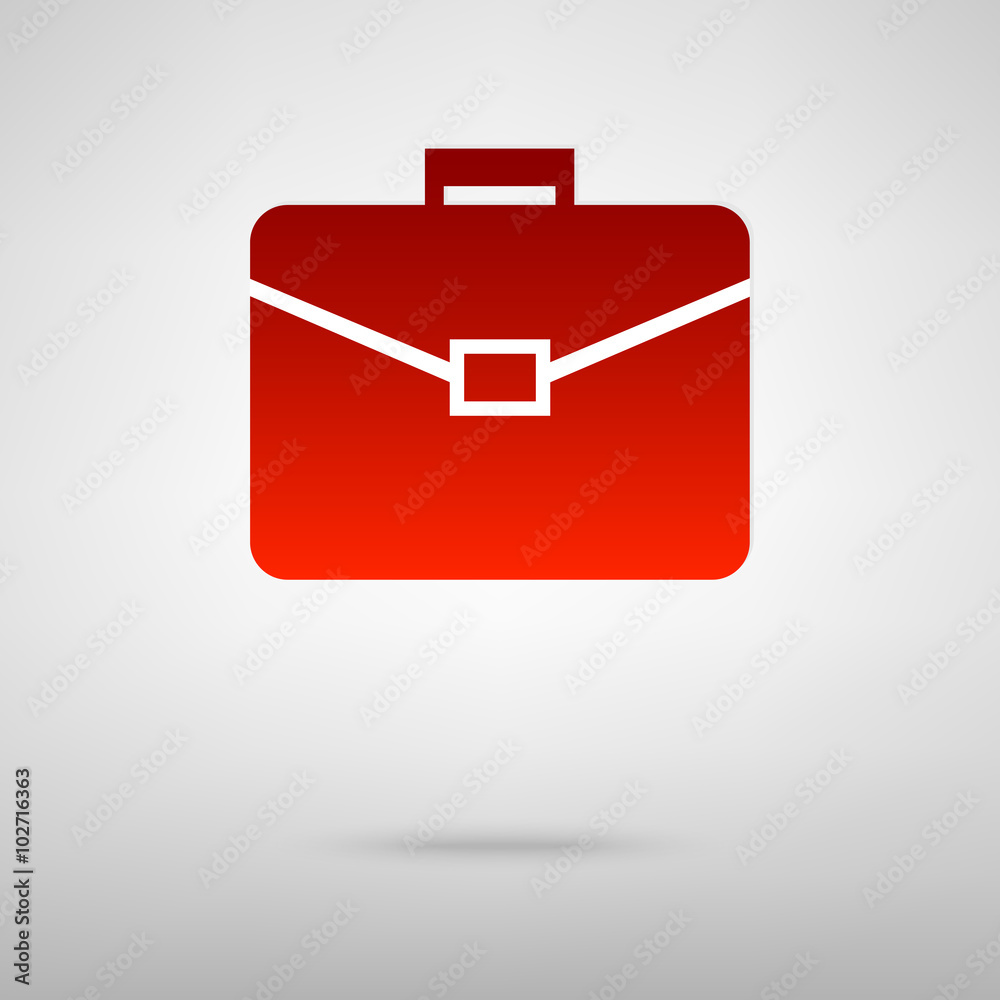 Red icon with shadow Red icon with shadow