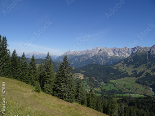 View on Hochkoenig, Berchtesgadener Alp, Salzburgland, Austria