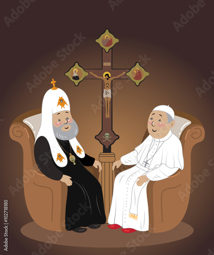 The meeting of the Pope and the Patriarch of Moscow in Cuba photo