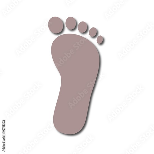 One footprint icon