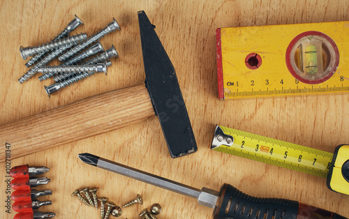 Set of manual Working tools © serkucher
