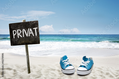Privatstrand