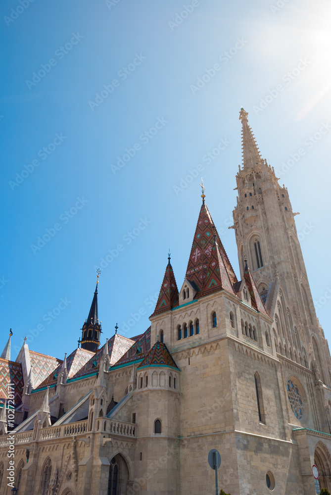 St. Matthias church in Budapest, Hungary. 