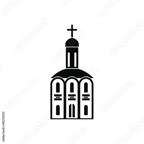 Church black simple icon