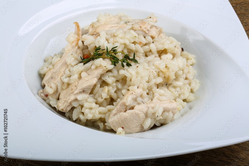 Chicken risotto