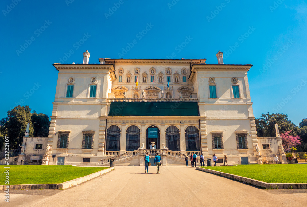 Fototapeta premium Galeria Borghese w Rzymie we Włoszech