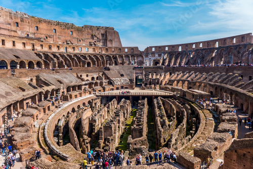 Print op canvas The Colosseum in Rome, Italy
