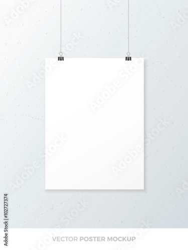 Blank Poster Mockup