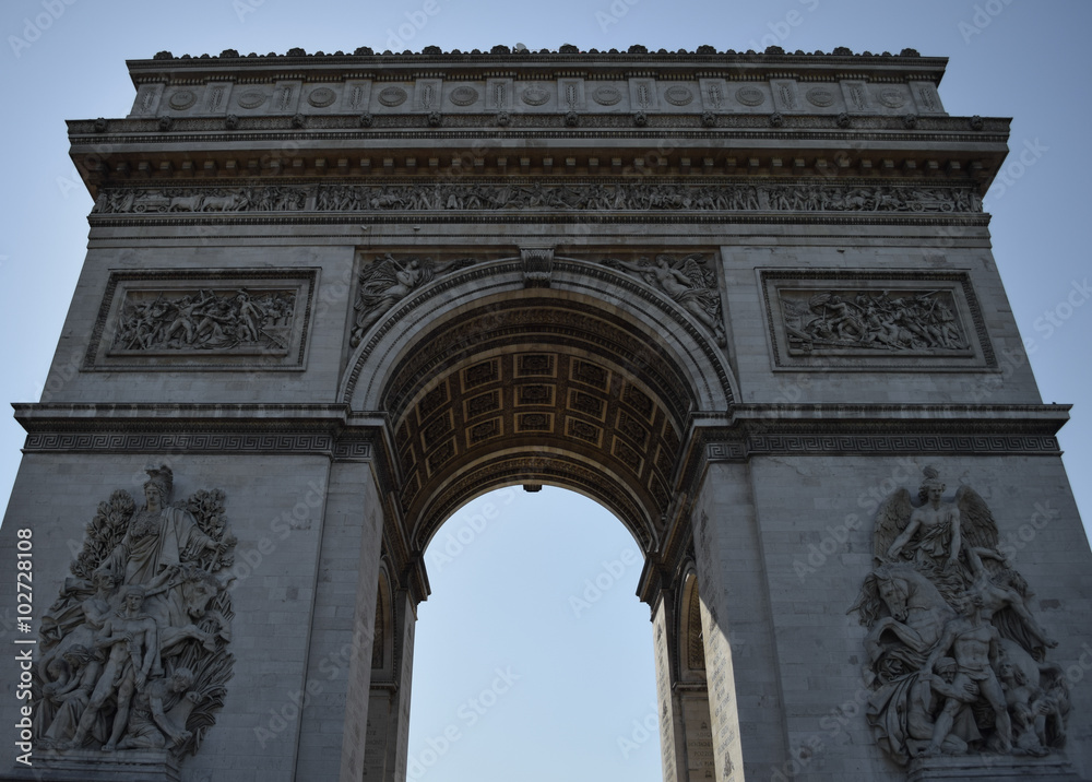 Arc de Triomphe from the front