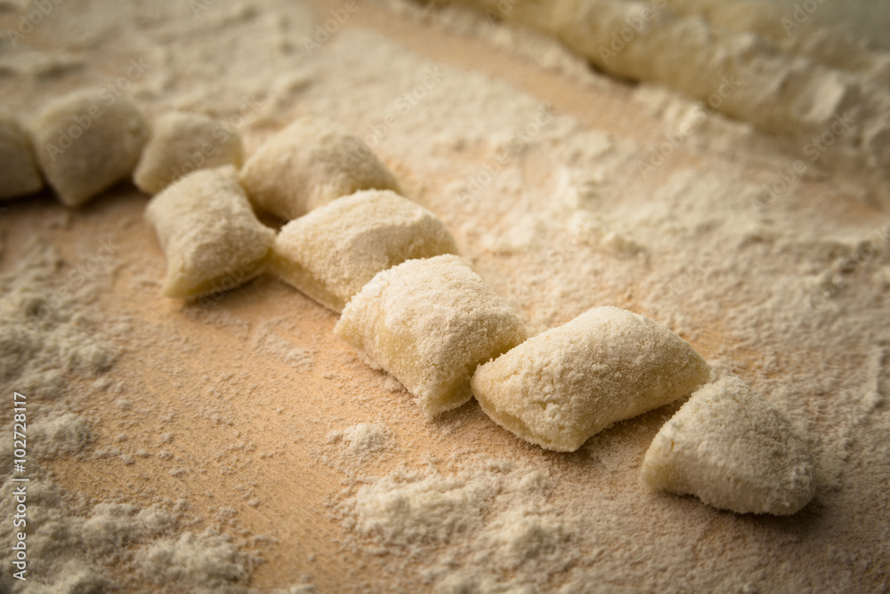 Gnocchi fatti in casa, Homemade italian pasta Gnocchi fatti in casa, Homemade italian pasta
