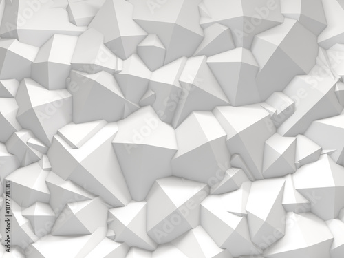 Abstract pyramidal shape. 3d rendering