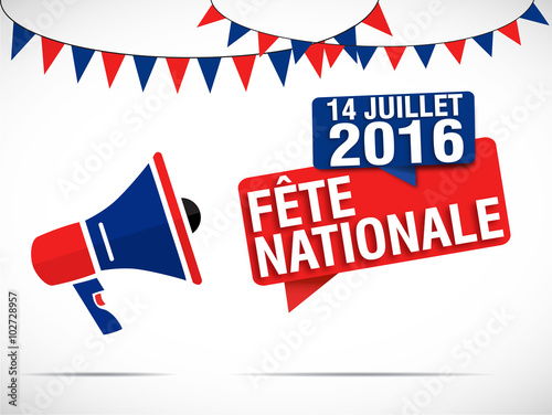 mégaphone : 14 juillet 2016