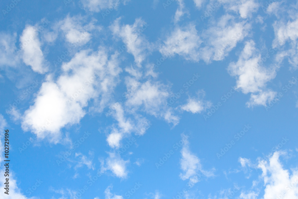 blue sky with clouds