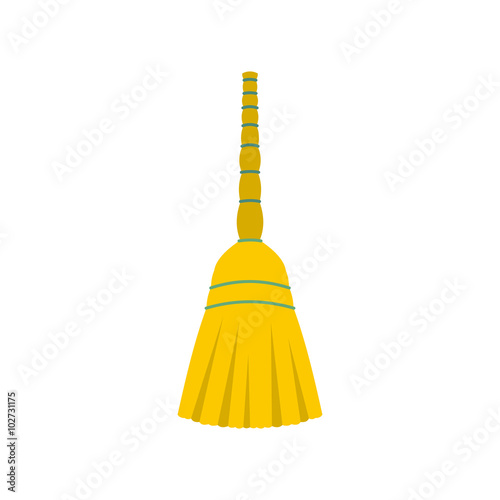 Yellow broom flat