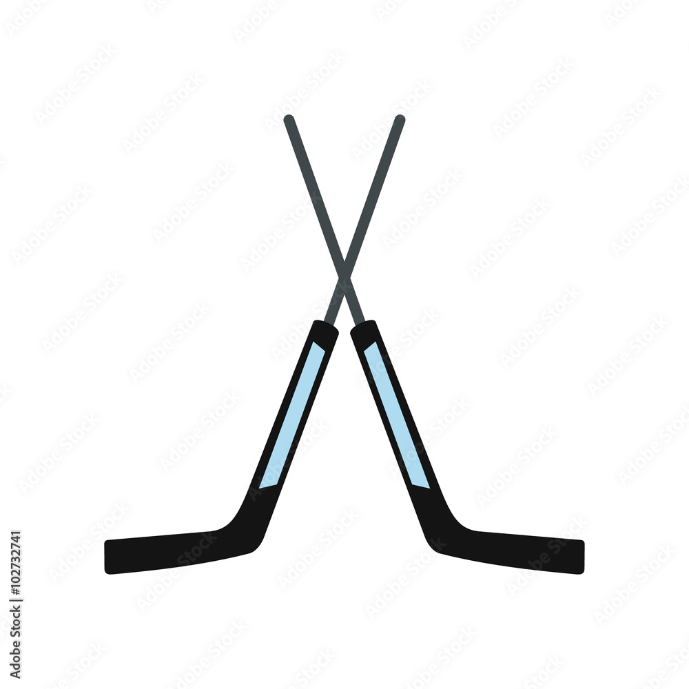 Two crossed hockey sticks icon Two crossed hockey sticks icon
