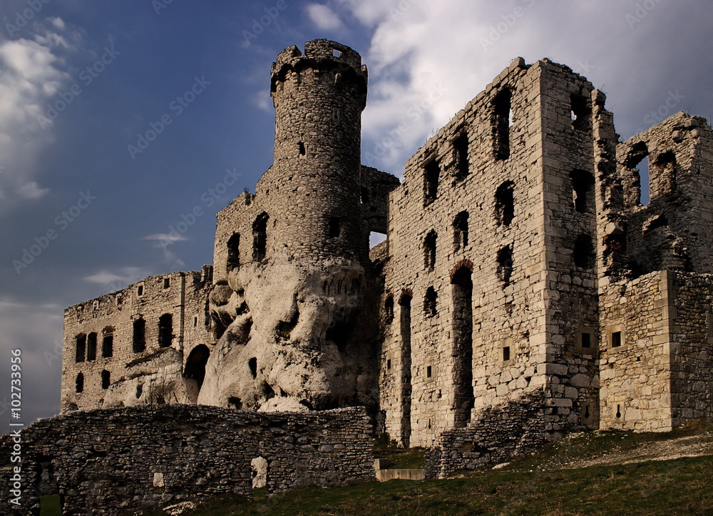 Zamek Ogrodzieniec w Podzamczu