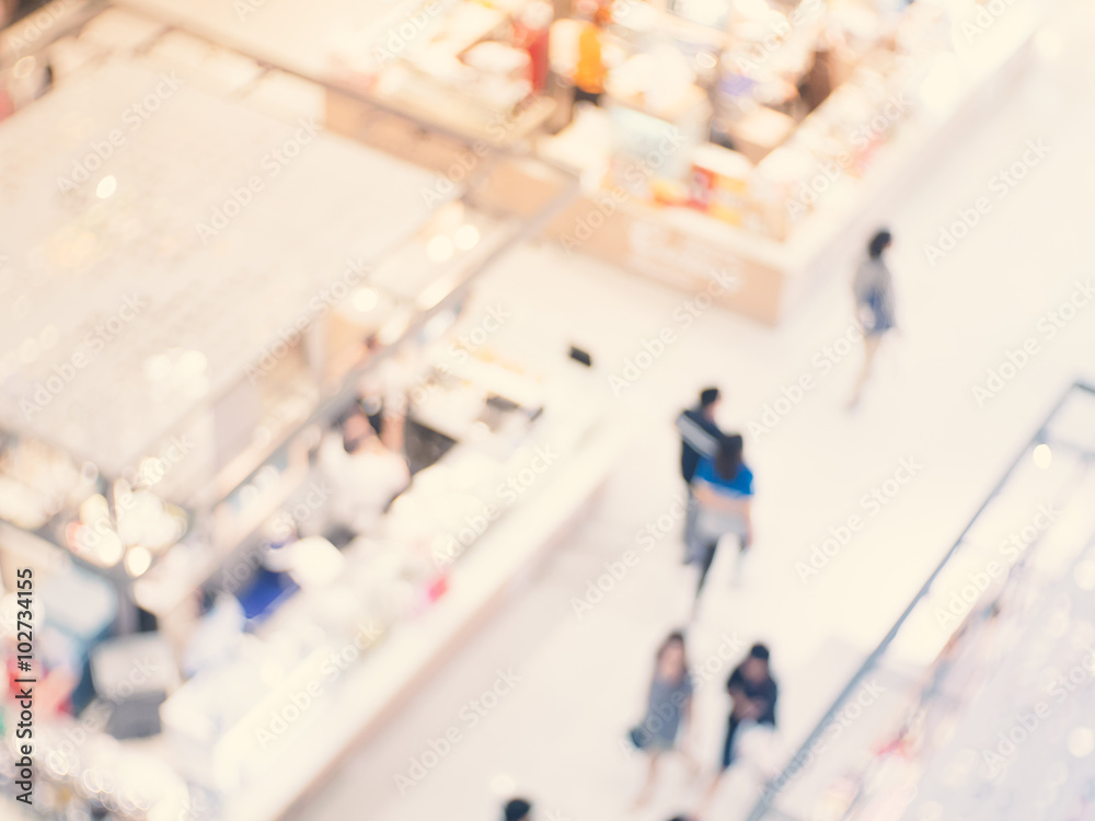 Obraz premium Shopping mall background