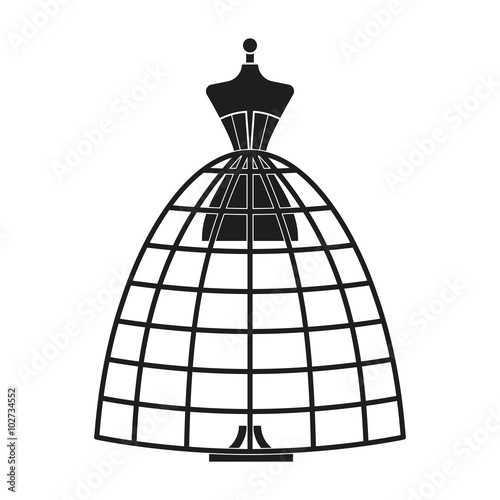  dummy dress illustration vector