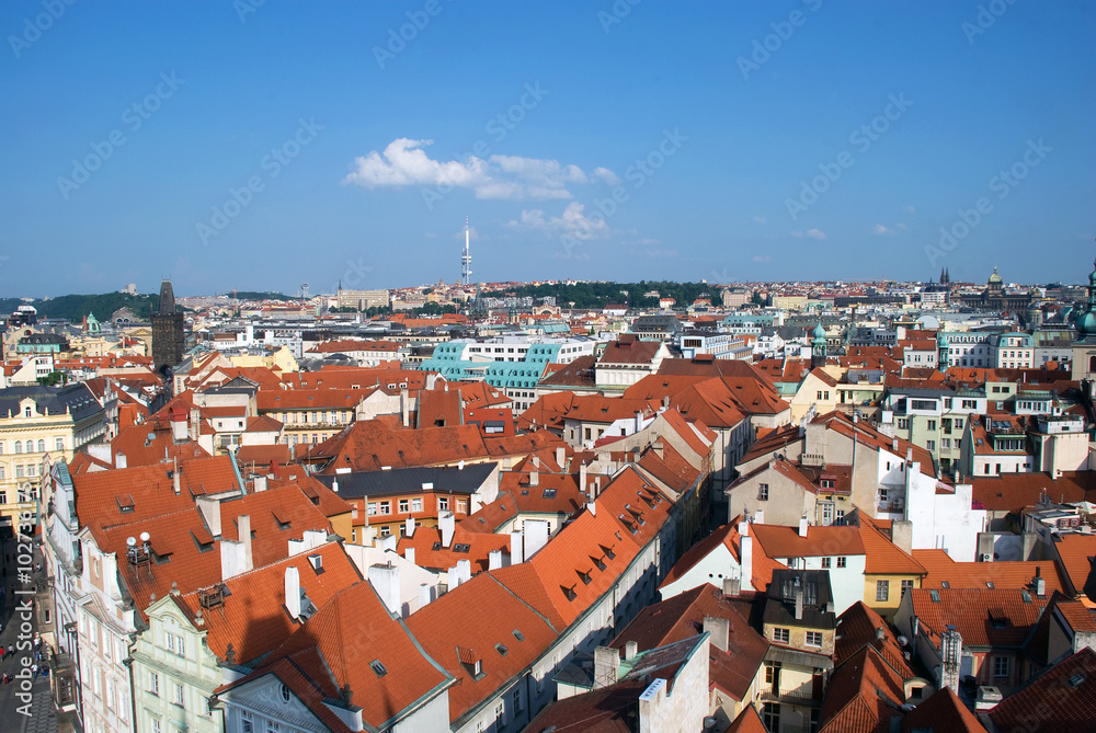 Fototapeta premium Prague city view