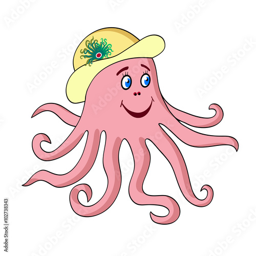 Octopus vector cartoon