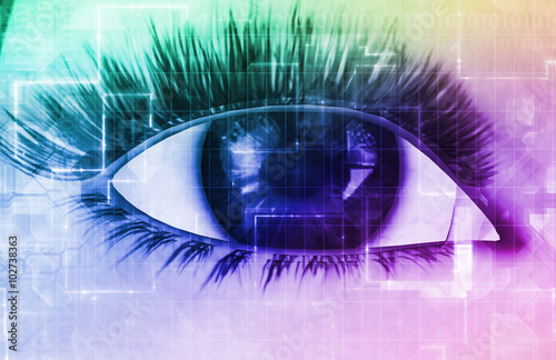 Security Scanning an Iris or Retina