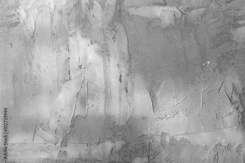 Backgrounds collection - Grey plaster wall photo