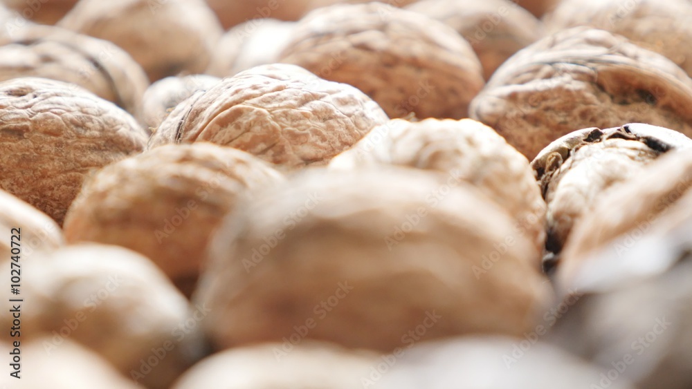 Walnuts in shell arranged natural organic food 4K 2160p 30fps UltraHD footage - Juglans regia Juglandaceae family fruit healthy autumn product 4K 3840X2160 UHD video Walnuts in shell arranged natural organic food 4K 2160p 30fps UltraHD footage - Juglans regia Juglandaceae family fruit healthy autumn product 4K 3840X2160 UHD video