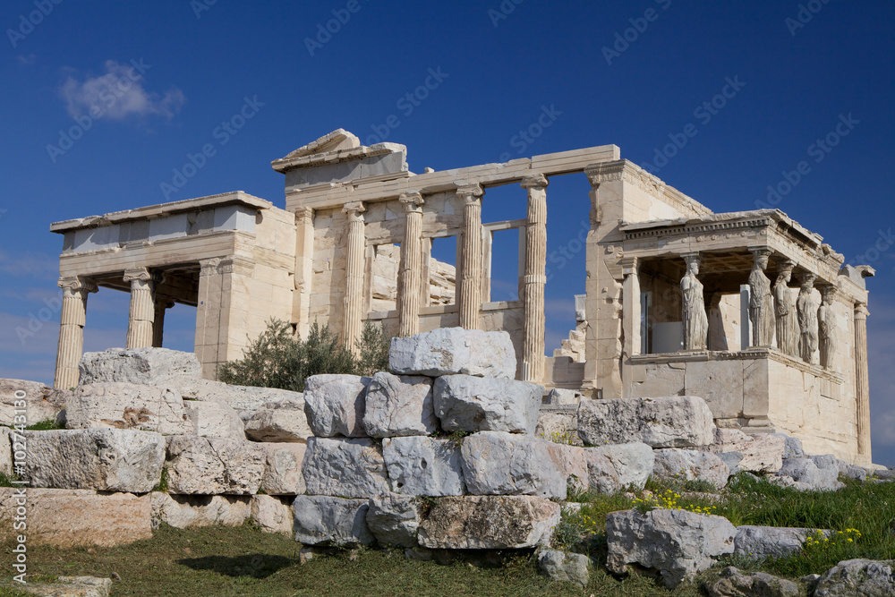 View of Erechtheion,Acropoli,Atene