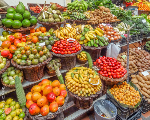 fruits at a market
