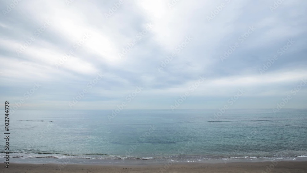 曇り空と海(タイムラプス) 曇り空と海(タイムラプス)