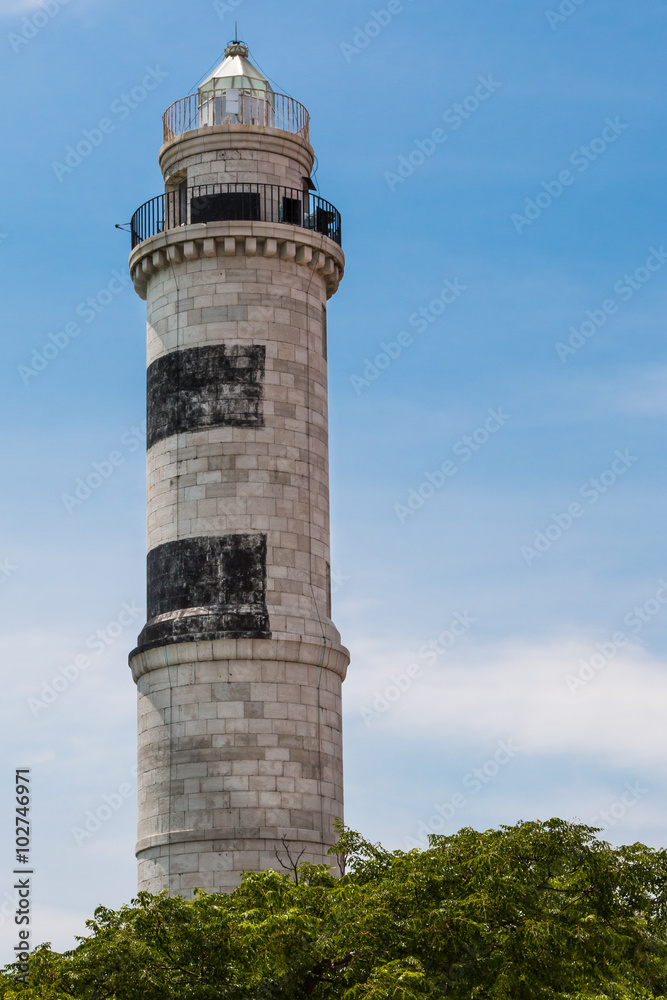 Murano's White Lighthouse, near Venice - Italy